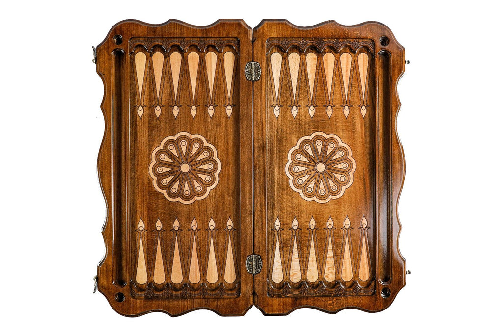 Rococo Backgammon Set with Contour Outline, 60 cm – photo 12