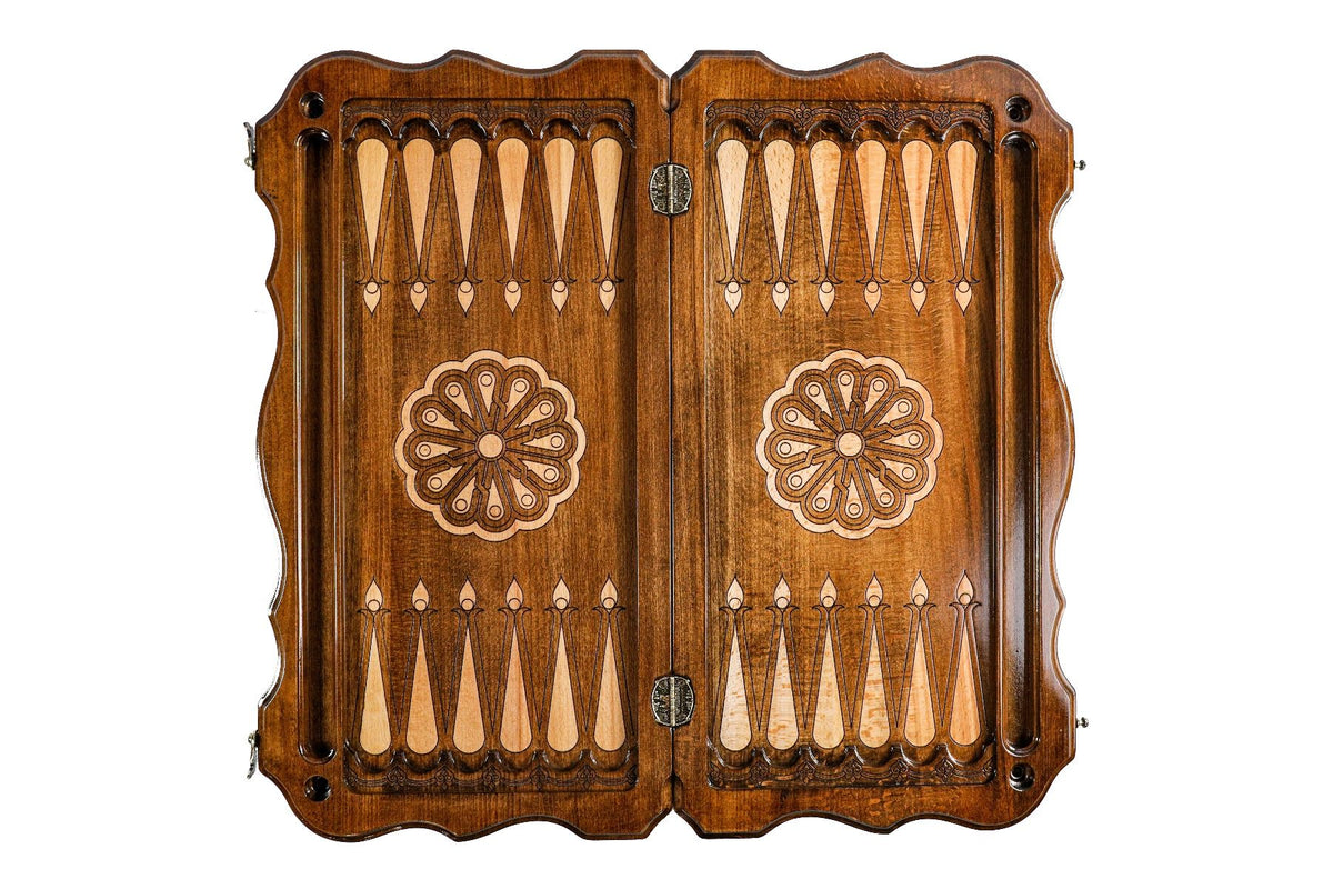 Rococo Backgammon Set with Contour Outline, 60 cm – photo 12
