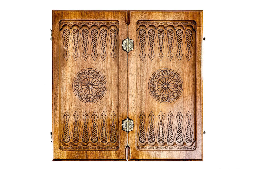Pomegranate Tree-Epoxy Backgammon Classic - HrachyaOhanyan Co