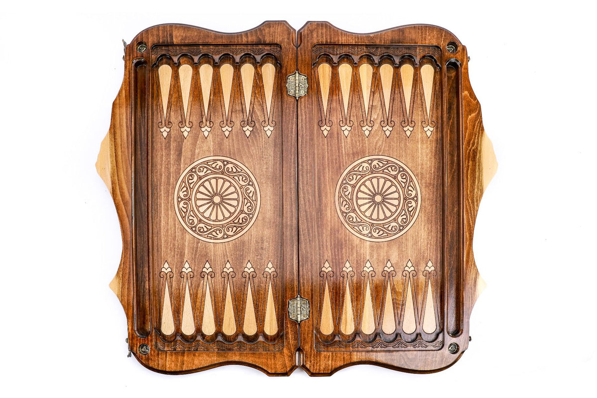 Backgammon Eagle With Copyrighted Mount Ararat Outline - HrachyaOhanyan Co