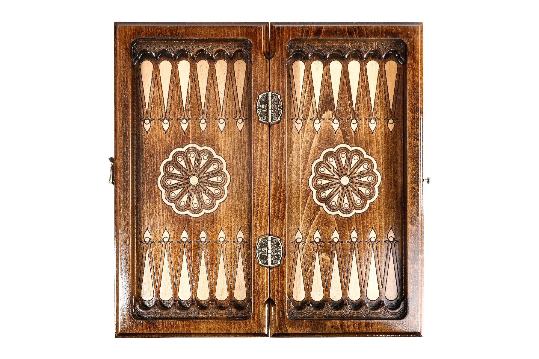 Chess-backgammon with an ornamental braid pattern classic - HrachyaOhanyan Co