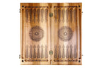 Epoxy Pomegranate Walnut Backgammon Set, 60 cm – photo 12