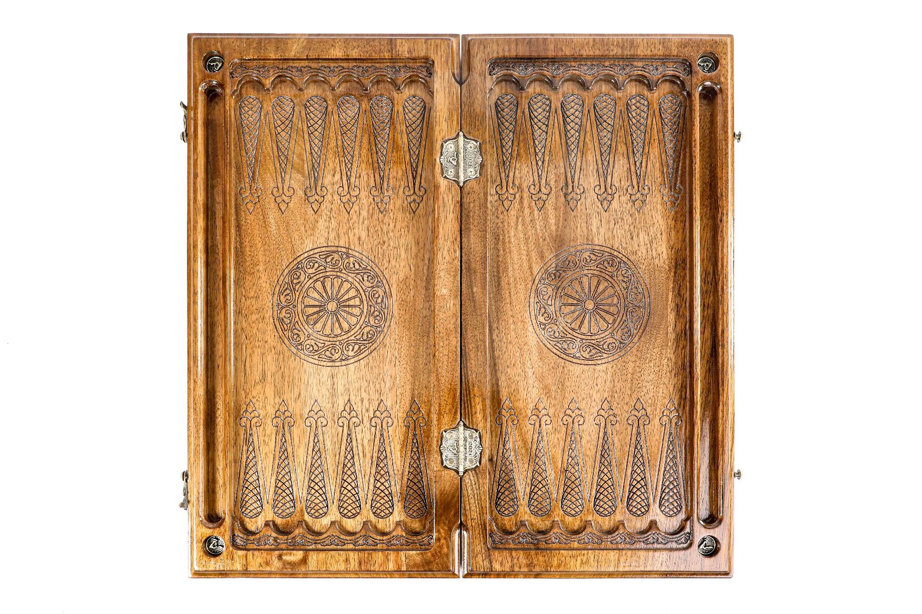 Absrtact-Epoxy Backgammon Two-Sided Classic - HrachyaOhanyan Co