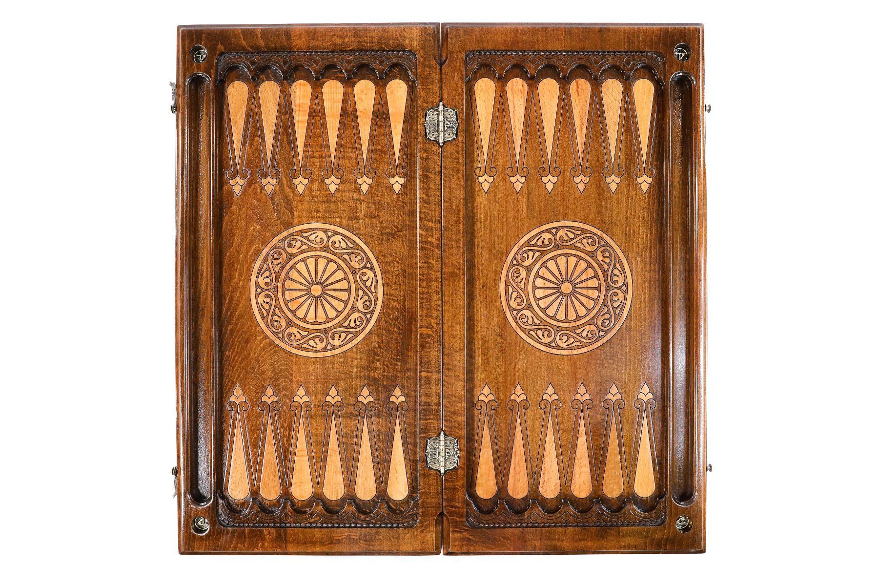 Ornamental Bas-Relief Backgammon Classic - HrachyaOhanyan Co