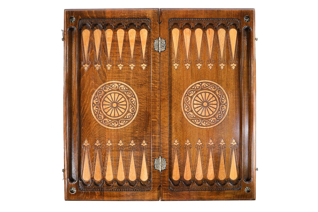 Classic Ornamental Bas-Relief Backgammon Set, 60 cm – photo 11