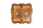 Ornamental Motif Backgammon with Copyrighted Mount Ararat Outline - HrachyaOhanyan Co