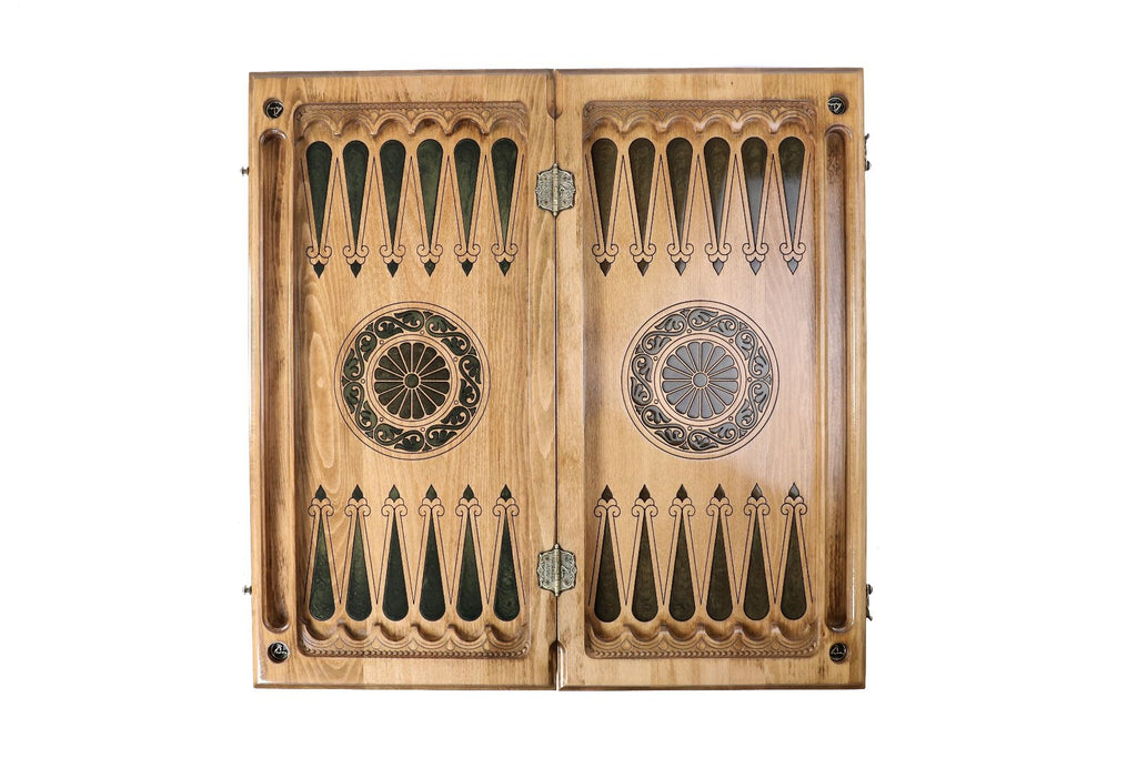 Epoxy Pomegranate Tree Backgammon Set, 60 cm – photo 12