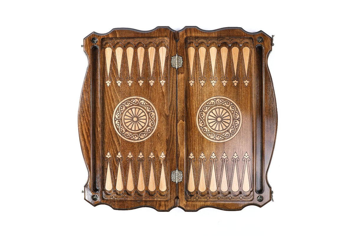 Two-Sided Octagram Backgammon Set, Contour Outline, 60 cm – photo 12