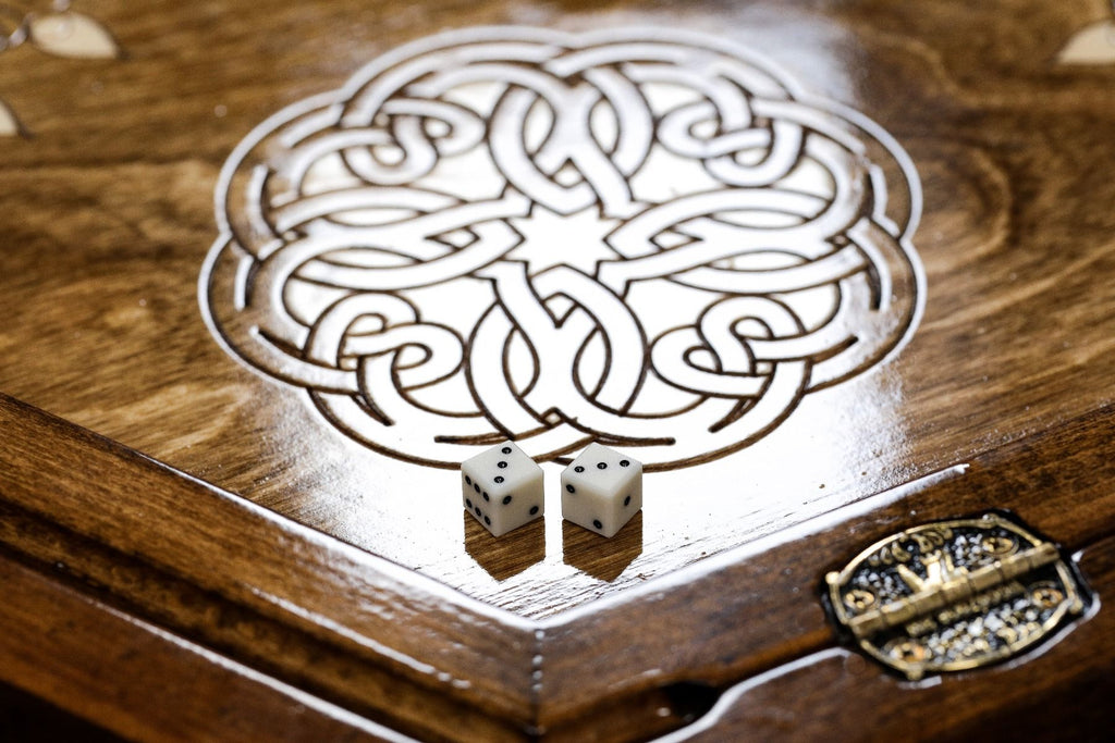 Backgammon Set for Three Players, Armenian Symbols, 50 cm – photo 13