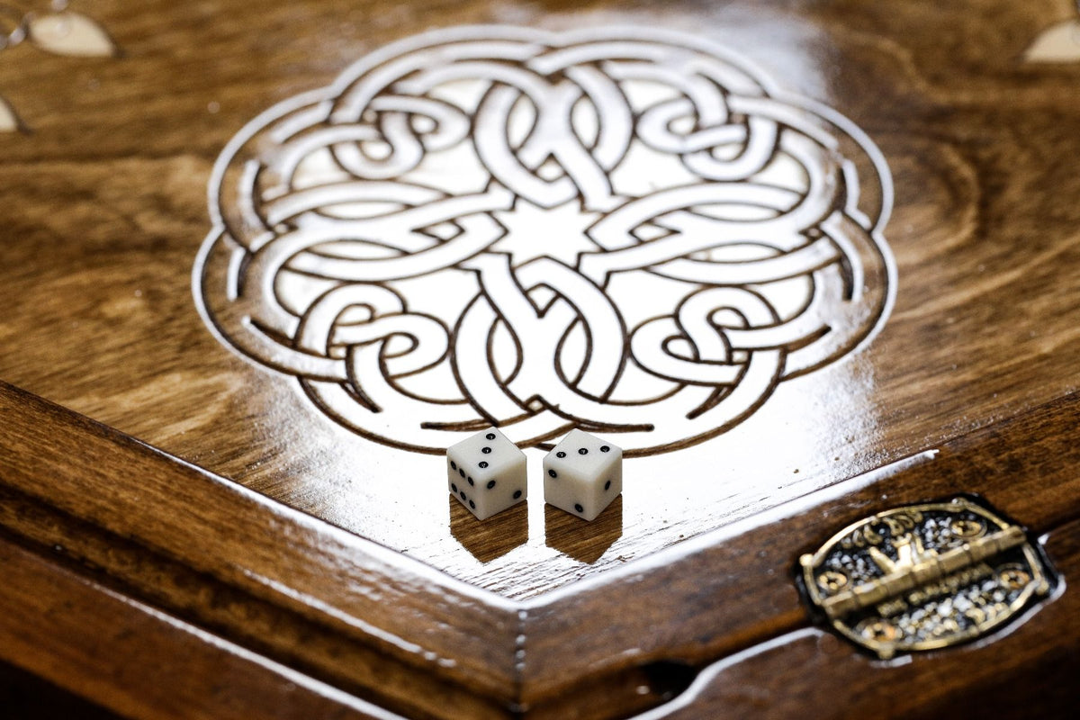 Backgammon Set for Three Players, Armenian Symbols, 50 cm – photo 13