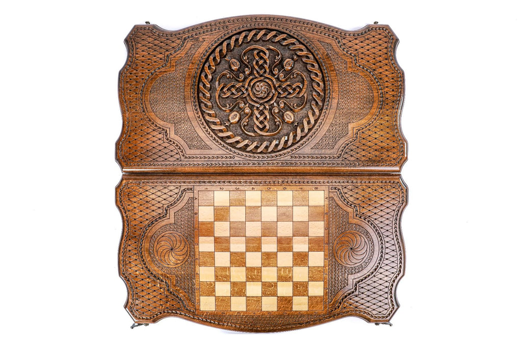 Pomegranate Backgammon Set, Contour Outline, 60 cm – photo 11