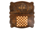 Horse Backgammon Set with Contour Outline, 60 cm – photo 11