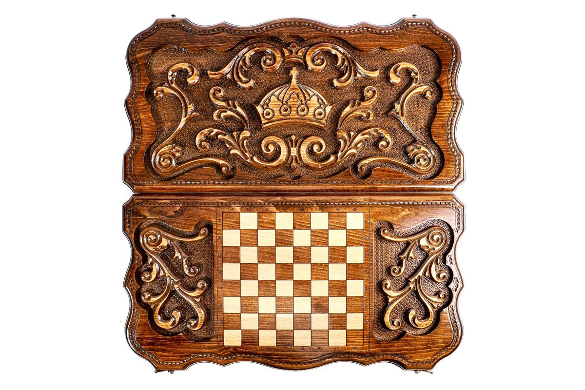 Rococo Backgammon Set with Contour Outline, 60 cm – photo 11