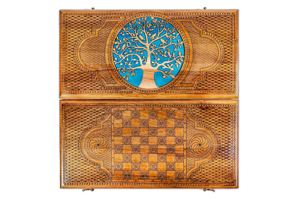 Tree-Epoxy Backgammon Classic - HrachyaOhanyan Co