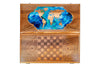 World Map - Epoxy Backgammon Classic - HrachyaOhanyan Co