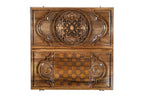 Classic Walnut Ornamental Backgammon Set, 60 cm – photo 11