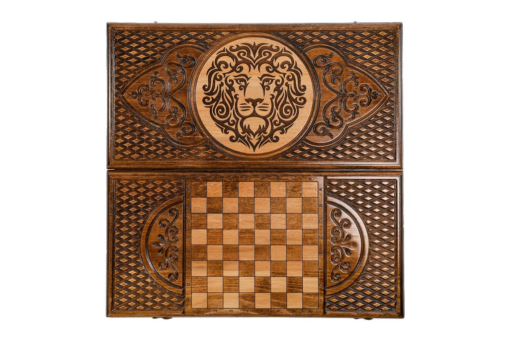 Classic Lion Backgammon Set, 60 cm – photo 11