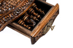 Chess Table with Bronze Details, 60 cm – photo 15