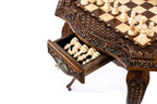 Chess Table with Bronze Details, 60 cm – photo 16
