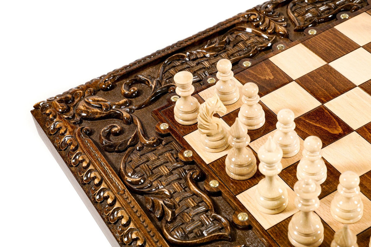 Luxus-Tisch für Schach & Backgammon, 60 cm – Foto 16