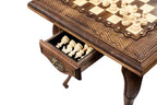 Classic Chess Table with Drawers, 60 cm – photo 16