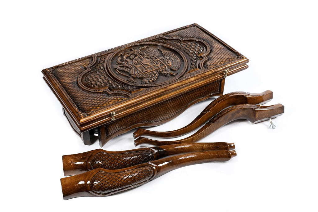 Coat of Arms of Armenia Backgammon Table, 60 cm – photo 16