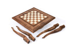Classic Chess Table with Drawers, 60 cm – photo 17