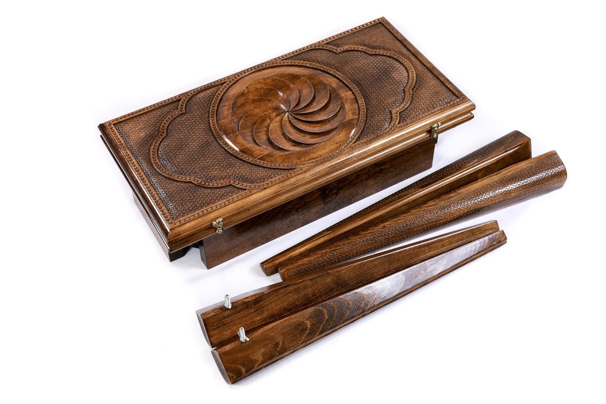 Backgammon-Tisch mit Ewigkeitszeichen, 60 cm – Foto 20