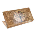 Epoxy Pomegranate Tree Backgammon Set, 60 cm – handmade by Hrachya Ohanyan