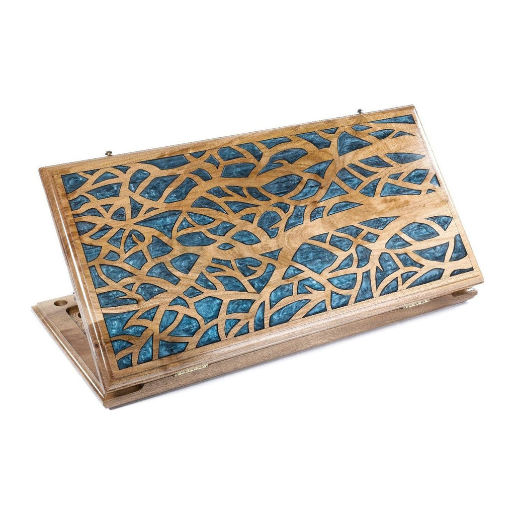 Epoxy Trees Backgammon Two-Sided Classic - HrachyaOhanyan Co