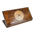 Ornamental Backgammon Classic – handmade wooden nardi board by Hrachya Ohanyan