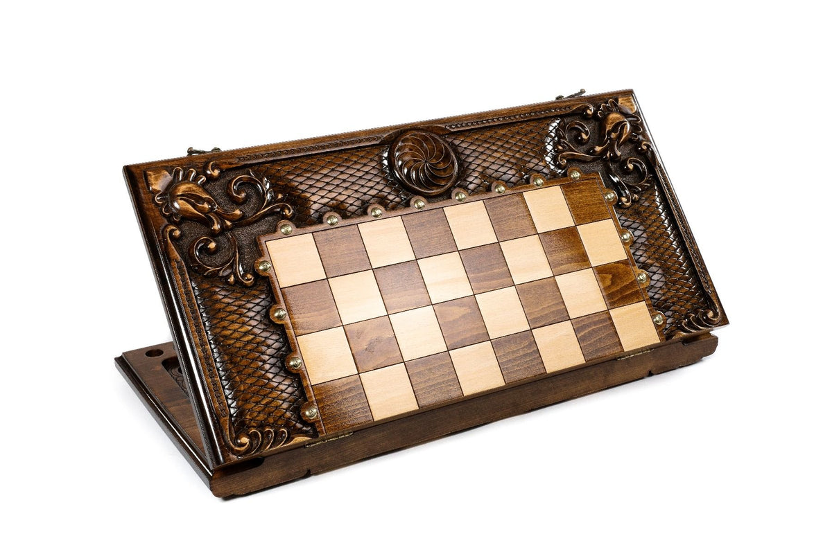 Chess-Backgammon Classic Eternity With Patterns - HrachyaOhanyan Co
