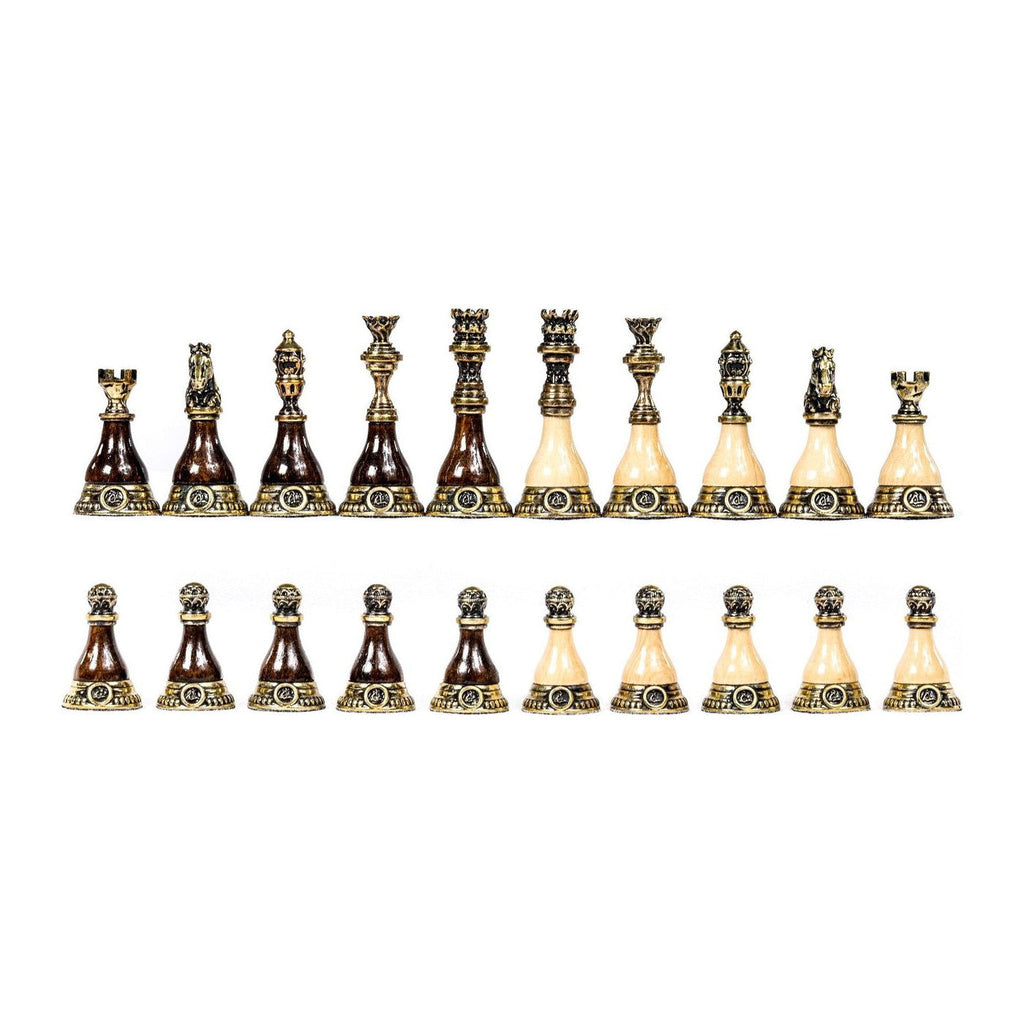 Chess Figures Bronze-Wood - HrachyaOhanyan Co