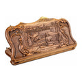 Backgammon “Rural scene” With Incrustation And Copyrighted Mount Ararat Outline - HrachyaOhanyan Co