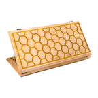 Epoxy Beehives Backgammon Two-Sided Classic - HrachyaOhanyan Co