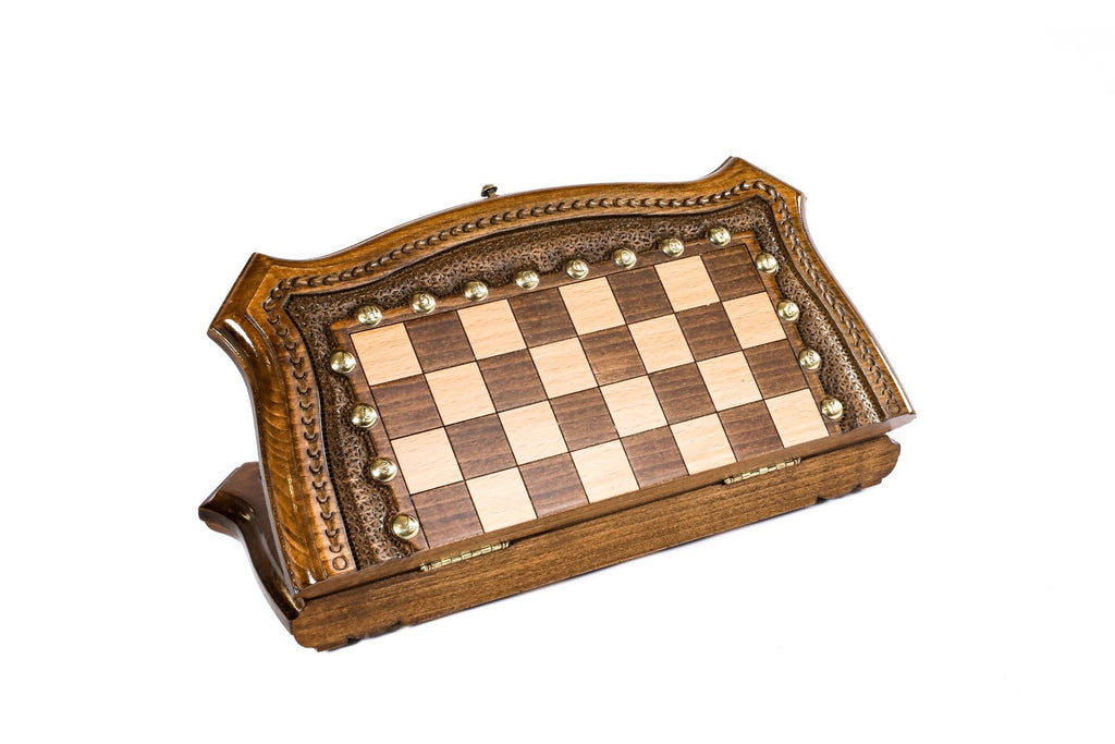 Chess-Backgammon With Copyrighted Contour Outline - HrachyaOhanyan Co