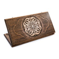 Classic Ornamental Braid Pattern Backgammon Set, 60 cm – handmade by Hrachya Ohanyan