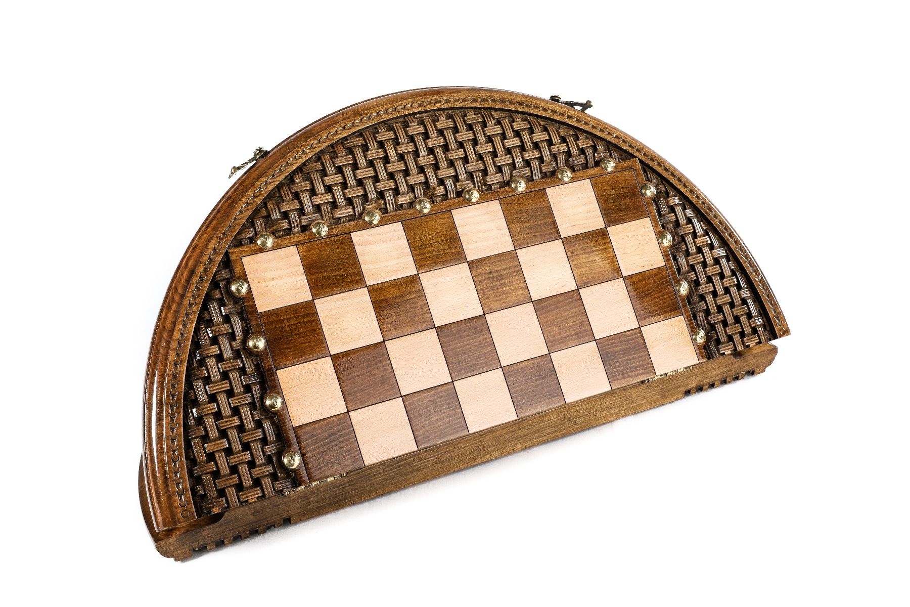 Circular Chess With An Ornamental Weave Pattern - HrachyaOhanyan Co