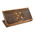 Ornamental Bas-Relief Backgammon Classic – handmade wooden nardi board by Hrachya Ohanyan