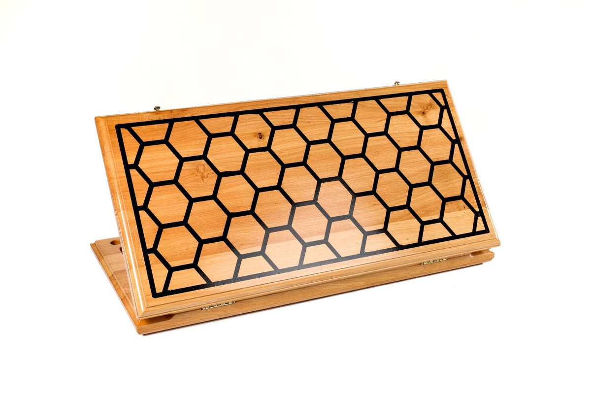 Epoxy Beehive Backgammon Two-Sided Classic