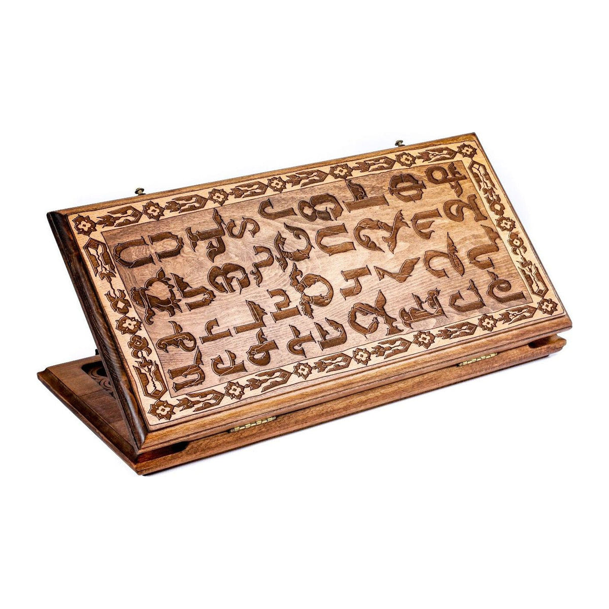 Armenian Alphabet Backgammon Set, 50 cm – handmade by Hrachya Ohanyan