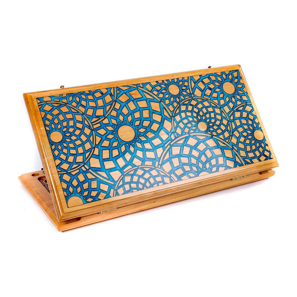 Ornamental - Epoxy Backgammon Two-Sided Classic - HrachyaOhanyan Co