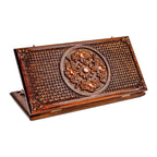 Classic Ornamental Braid Backgammon Set, 60 cm – handmade by Hrachya Ohanyan
