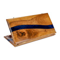 River- Epoxy Backgammon Two-Sided Classic - HrachyaOhanyan Co