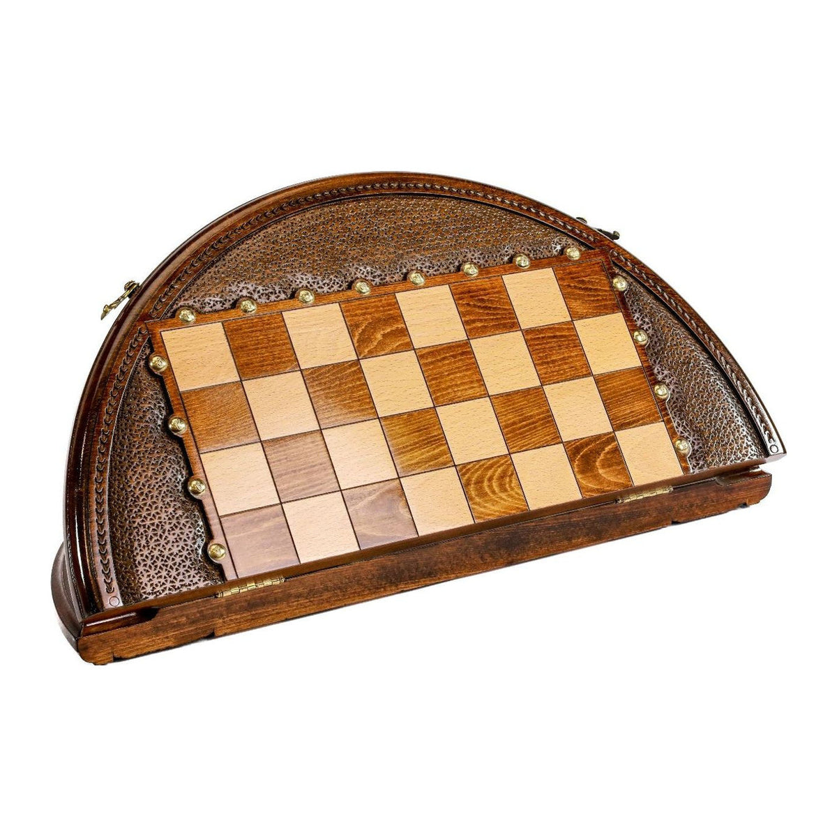 Juego de ajedrez redondo, 50 cm