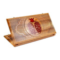 Epoxy Pomegranate Backgammon Classic - HrachyaOhanyan Co