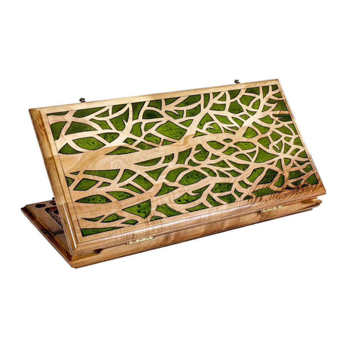 Epoxy Trees Backgammon Two-Sided Classic - HrachyaOhanyan Co