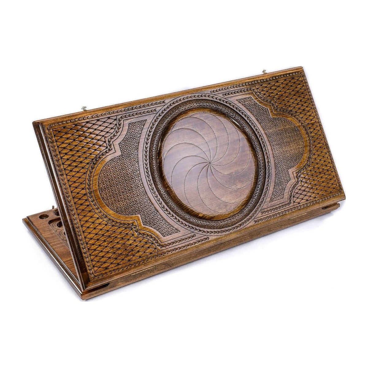 Eternity Backgammon Classic – handmade wooden nardi board by Hrachya Ohanyan