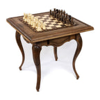 Classic Chess Table with Drawers, 60 cm – handmade by Hrachya Ohanyan