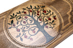 Epoxy Pomegranate Tree Backgammon Set, 60 cm – photo 6